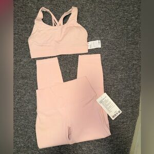 LULULEMON SET *BNWT  - Size 6 - Pink Mist